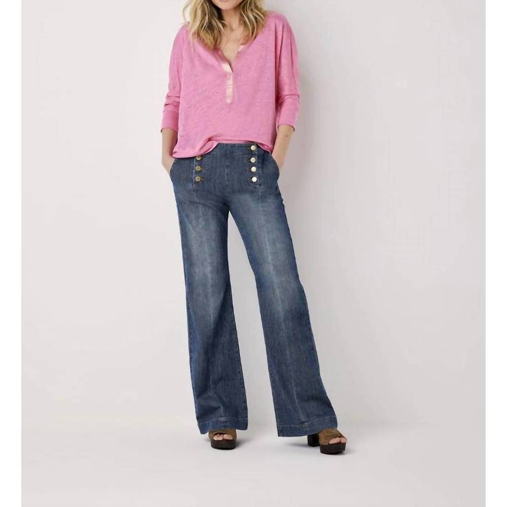 NEW SUMMUM linen top in bubblegum